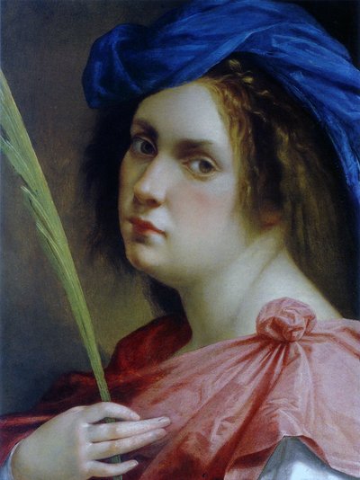 Autoportrait en martyr, vers 1615 - Artemisia Gentileschi